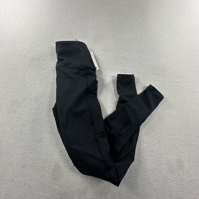 #ad #ad Sweetflexx Leggings Womens 2 Black Compression High Rise Pull On Resistance Band $49.99