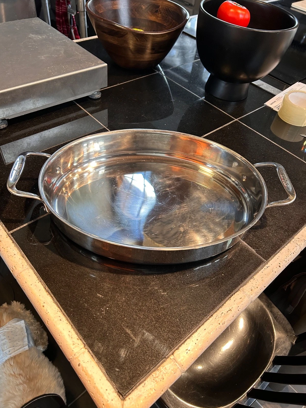 All-Clad Roaster 5.5Qt Stainless Steel Baking Pan Casserole Tray 15 x 12