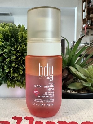 bdy Body Serum Mist 3.4 oz. by Tree Hut Boosts Skins Barrier Brightens Hydrates