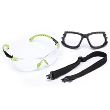 Safety Glasses, Solus 1000 Series, ANSI Z87, Scotchgard Anti-Fog, Clear Lens