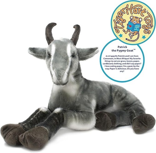 Patrick the Pygmy Goat Plush 18 Inch Large Stuffed Animal Soft Toy Gift - Picture 3 of 5