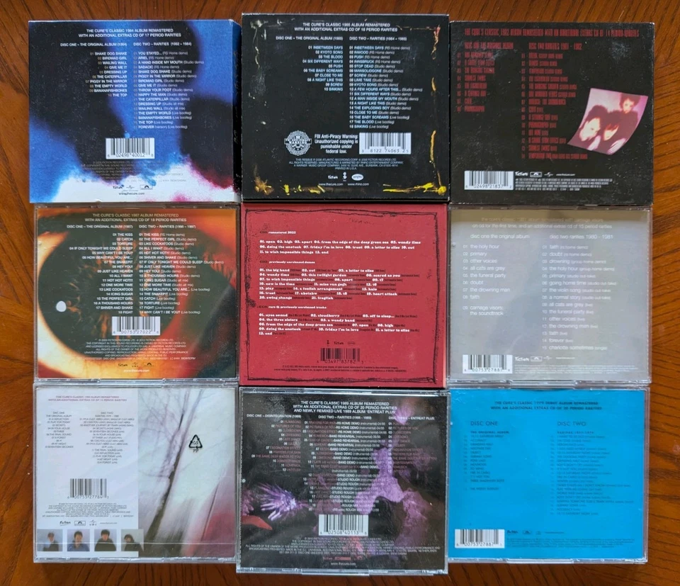 The Cure Deluxe CD Lot Foto 2 de 3