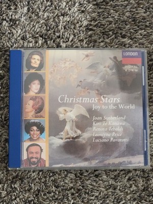 Christmas Stars Joy to the World CD Joan Sutherland Renata Tebaldi Pavarotti Lon