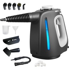 Pressurized Handheld Steam Cleaner with 14 PCS Accessories Safety Lock, 1350W Mu