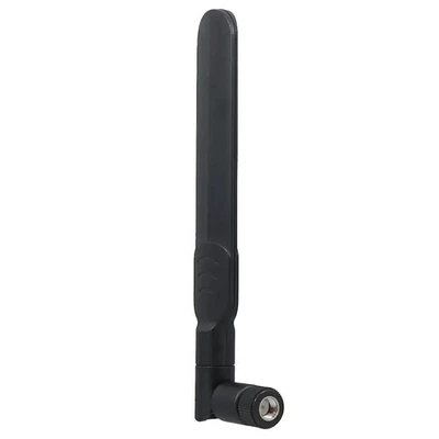 WITTKOWARE Antena WiFi (WLAN) con articulación basculante, conexión roscada RP-SMA, 2,4/5 GHz, 5 dBi