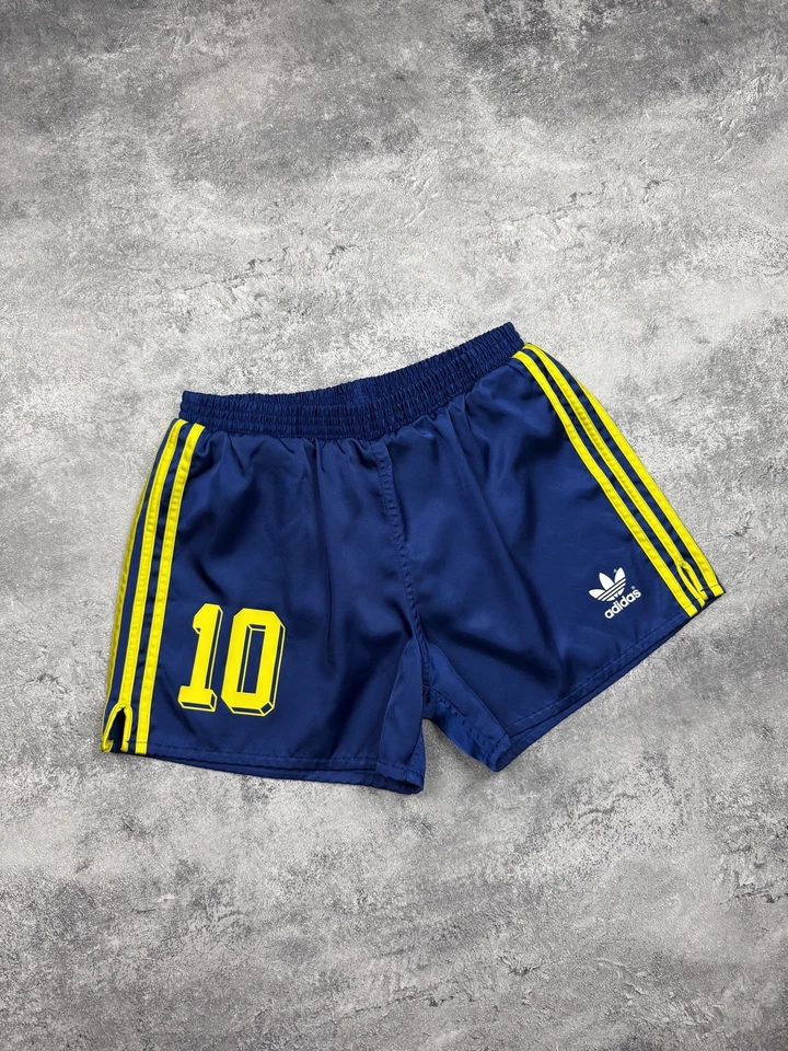 Vintage Adidas Football Shorts Retro style Rare Colombia #10 Size Medium - Image 2 of 4