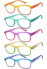 Yogo Vision Blue Light Reading Glasses for Men and Women Two Tone Havana