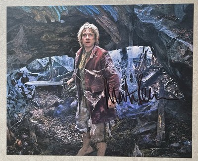 Martin Freeman Herr der Ringe Original 10x8 handsigniertes Foto + COA