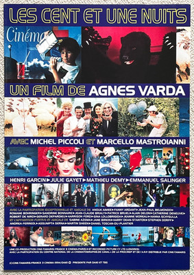 A Hundred and One Nights 1997 Agnes Varda Movie Flyer Japan Mini Poster B5