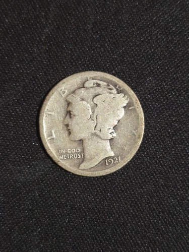 1921 Mercury Dime  KEY DATE  SILVER AG