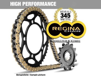Kettensatz für Yamaha YZ 125 D/E/F mit Regina ZRTO Kette Z-Ring in Gold