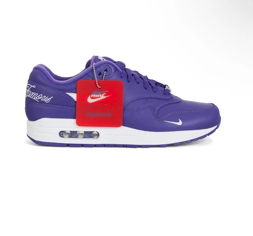Supreme x Nike Air Max 1 Varsity Violet Taille 8 EN MAIN !!️