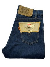 Levi  s 718 Student Jeans 25x28 Straight Leg Blue Vintage NWT OrangeTab Deadstock