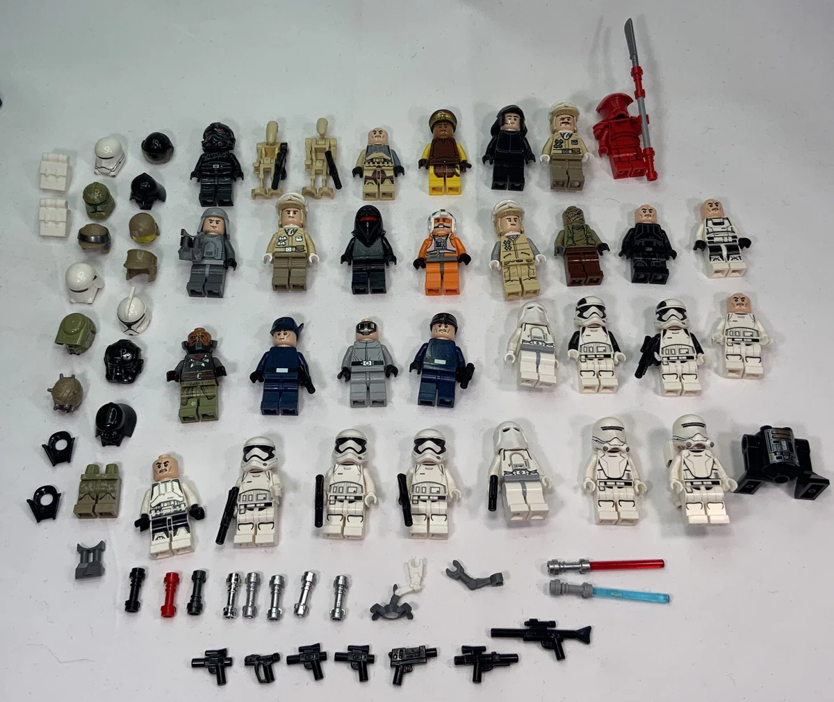 Lego Star Wars Stormtrooper Minifigure Lot Of 30 Various Characters