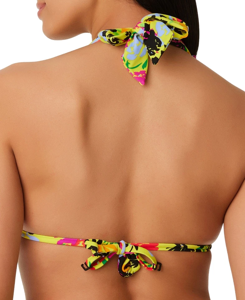 Bar III Mujer S Amarillo Floral Elegante Convertible Bikini Top Traje de Baño Multi Talla S Foto 3 de 3
