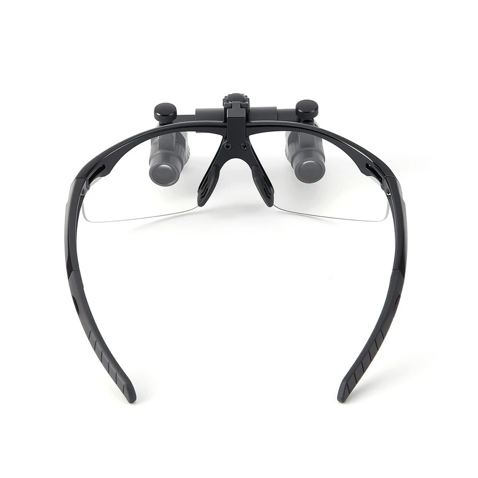 Lupas médicas quirúrgicas dentales 3,0x-6x lupa binocular Ergo/LED 5W faro Foto 2 de 4