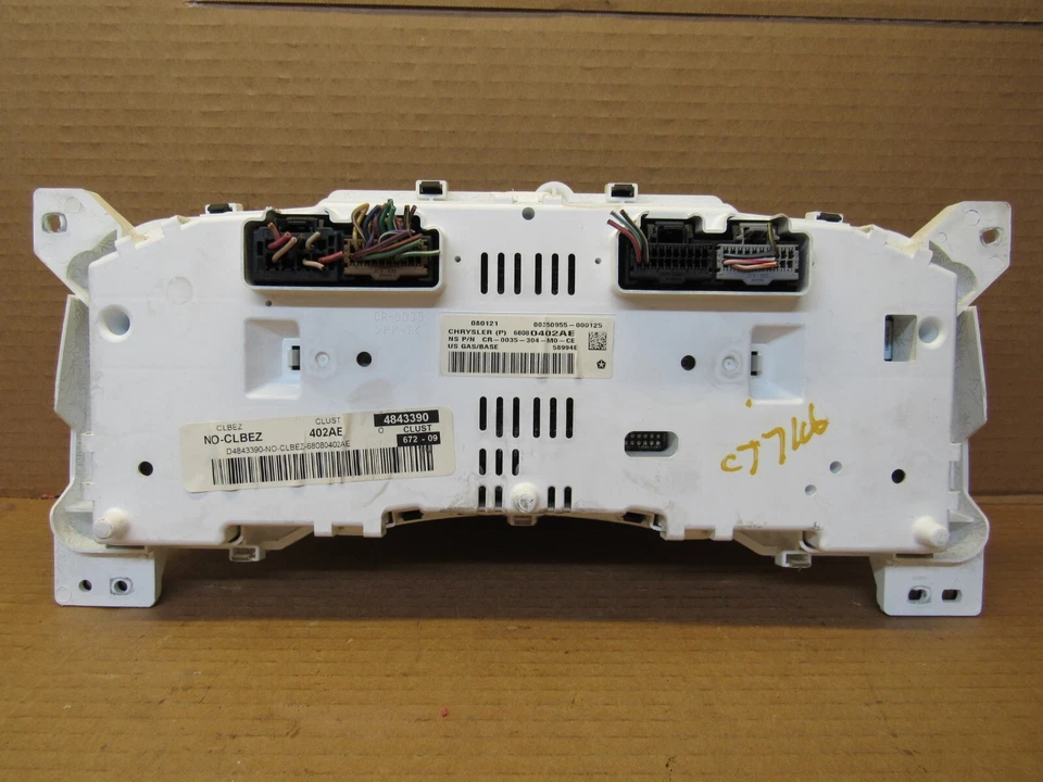 Jeep Patriot 2011 2012 cabezal de instrumento velocímetro medidor panel OEM 68080402AE Foto 2 de 4