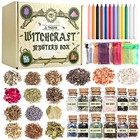 Witchcraft Starter Kit, Witchcraft Supplies for Wiccan Altar- 63 Pack of 