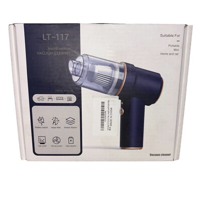 Multifunction Vacuum Cleaner (LT-117CD) w/ Accessories ,Home and Car BLACK