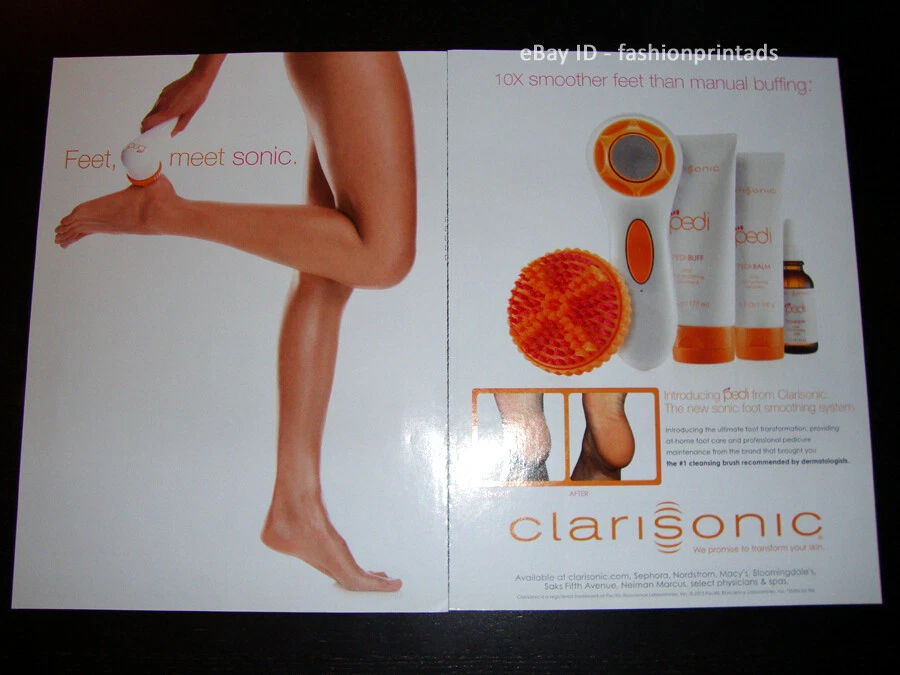 CLARISONIC Beauty 2-Page Magazine PRINT AD 2013 woman's legs thighs feet  ankles | eBay