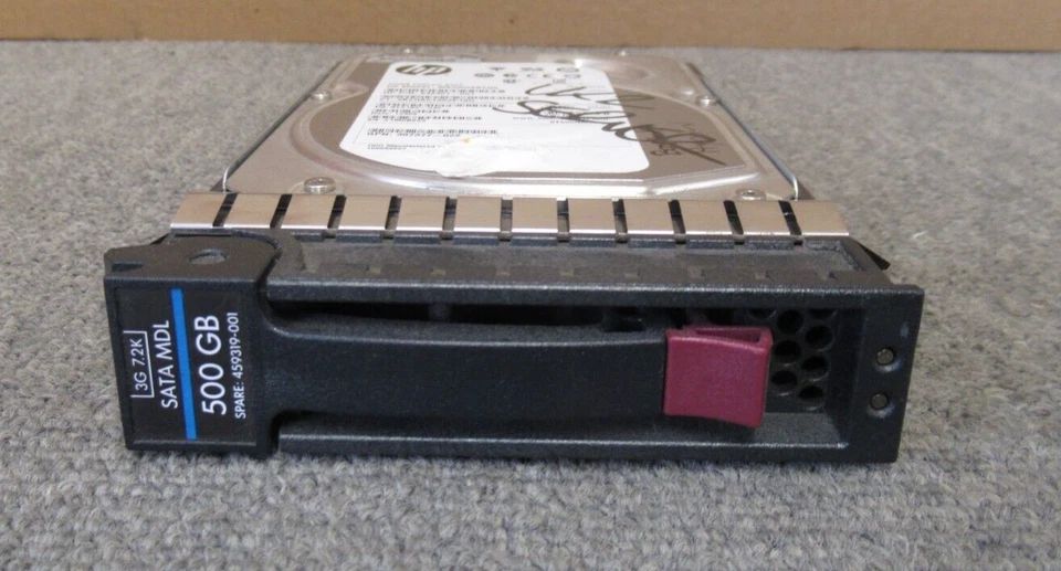 HP MB0500EBZQA 459319-001 500GB 7200RPM SATA Hot-Swap 3.5" 458928-B21 HDD - Image 2 of 4