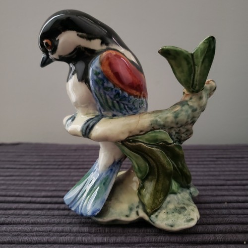 Rare Stangl #3811 Chestnut Chickadee circa 1949-1965 as made condition Beautiful - Picture 3 of 11