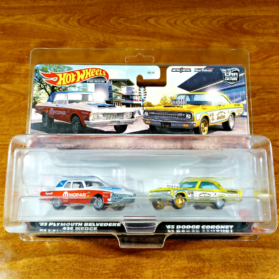 Hot Wheels Premium Car Culture 2-Pack '63 Plymouth Belvedere '65