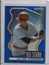 2022 Prizm #OS-8 Carl Yastrzemski Blue Mojo 183/199 Old School