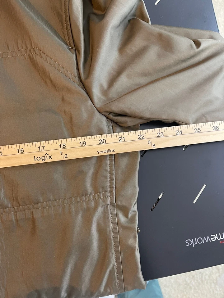 Lyle & Scott Men’s Olive Green Full Zip Lined Utility Field Jacket Pockets Large - Image 4 of 4