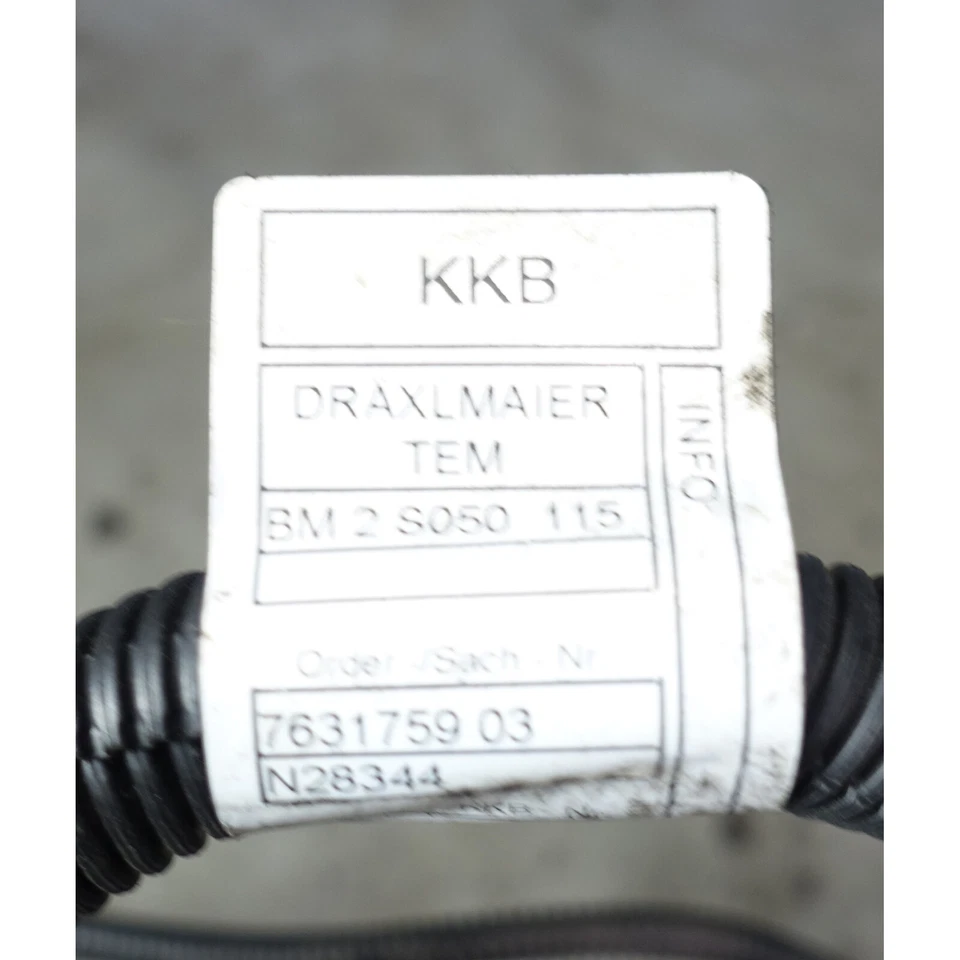 Поврежденный модуль жгута проводов двигателя 12-17 BMW F10 5-Series 6-Series N55 2 от оригинального производителя - Изображение 3 из 4