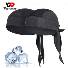 WEST BIKING Breathable Quick Dry Cycling Hat Outdoor Sports Ice Silk Anti-UV Cap
