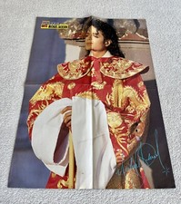 Michael Jackson 1992 Poster German Music Magazine Popcorn Rare 1990s