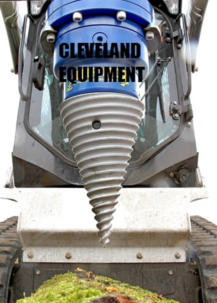 NEW AUGER LOG SPLITTER CONE for Skid Steer Loader & Excavator Auger