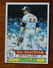 1979 TOPPS BASEBALL #340 JIM PALMER BALTIMORE ORIOLES EX+ A-1905