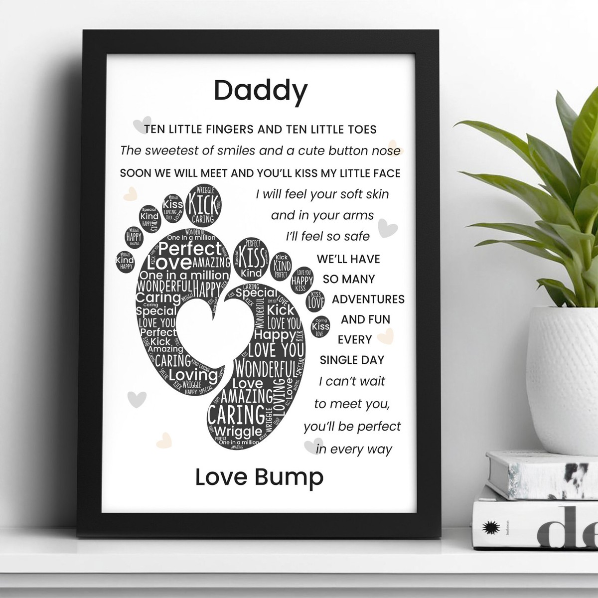 Frame Father's Day Gift Ideas From Unborn Baby Happy Fathers