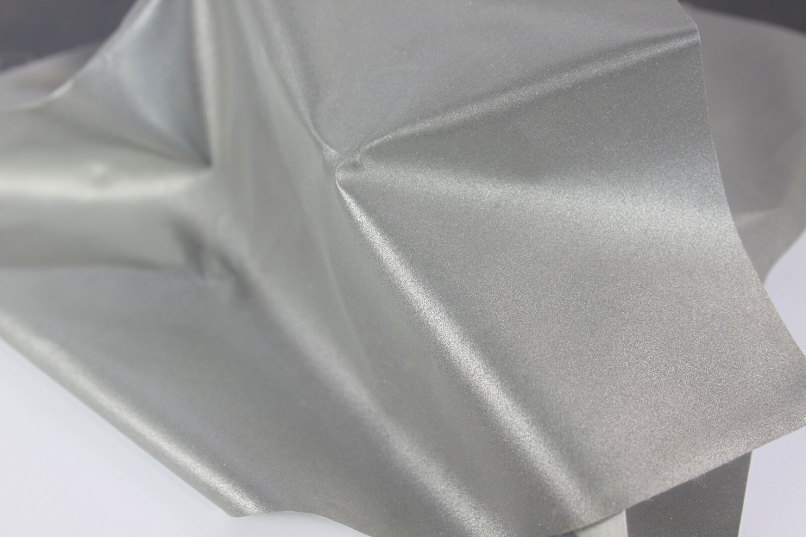 Reflective Safety Fabric Piece Panel Sew On Flexible Grey 25cm x 50cm eBay