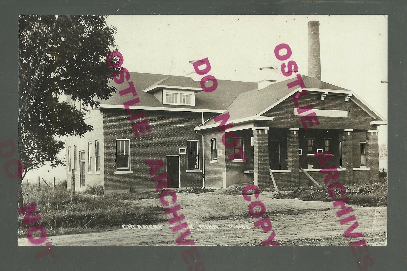 Elgin MINNESOTA RPPC c1920s CREAMERY Milk DAIRY nr Rochester Plainview