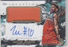 2021-22 Jaylen Martin Topps Inception ROOKIE AUTO JERSEY /199 - Overtime Elite