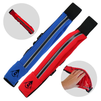 DUNLOP Bauchtasche mit Licht Gürteltasche Damen Herren Hüfttasche klein Reise Sport