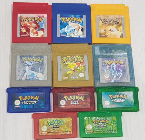 *AUTHENTIC* AUS Pokemon Gameboy Games - *BRAND NEW BATTERY* (GB, GBC, GBA) - Picture 1 of 3