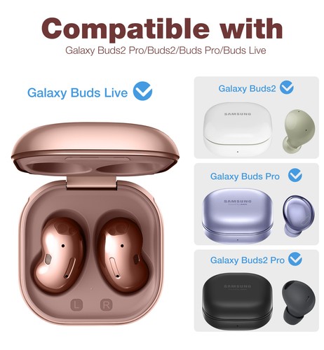 Funda protectora para Samsung Galaxy Buds FE/Buds 2 Pro/Buds 2/buds live/Buds Pro - Imagen 50 de 96