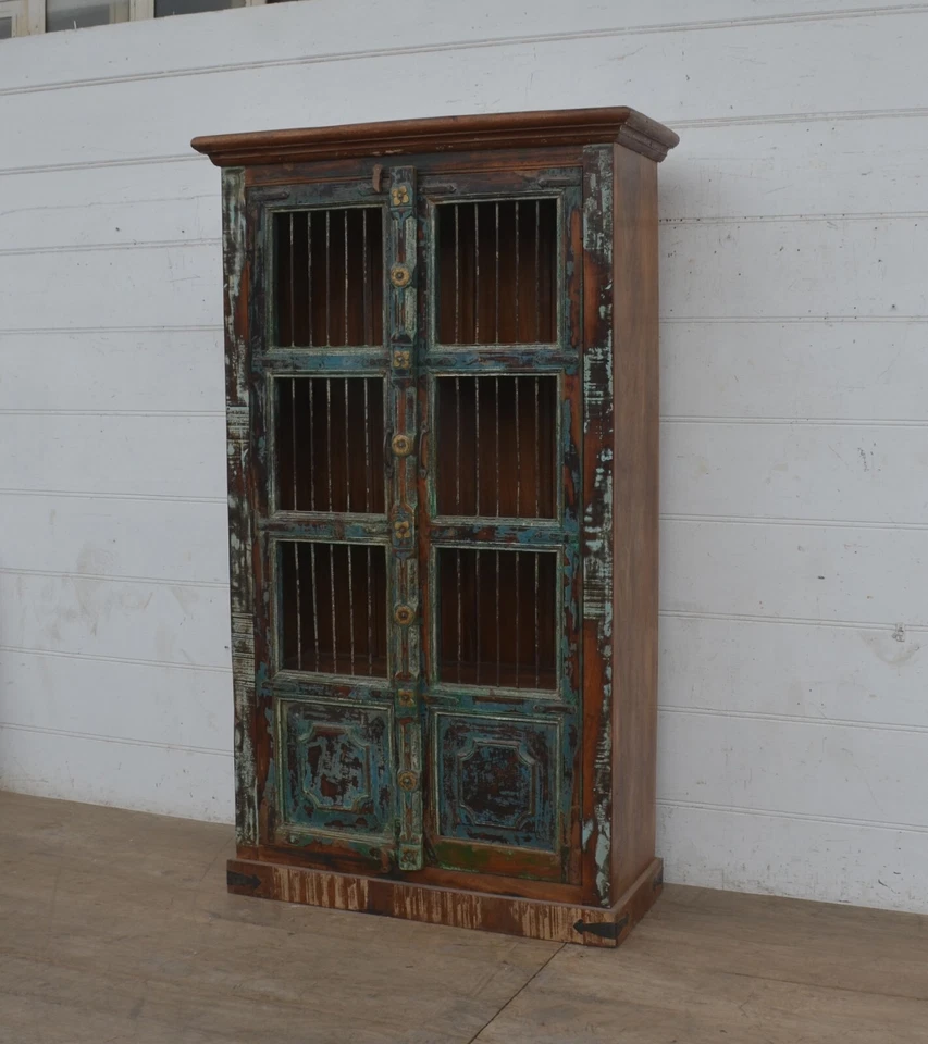 Armario de madera de teca recuperada Foto 4 de 4