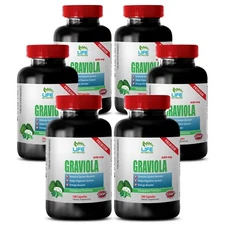 Graviola Leaves - GRAVIOLA (leaf powder) 650 mg 100% Pure, all-natural  (6B)