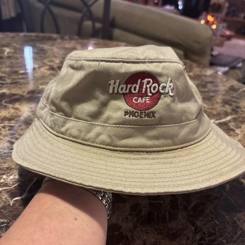 Hard Rock Cafe Phoenix Bucket Hat Khaki Size L/XL