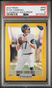 2023 Panini Prizm 2012 Flashback #PF9 Ryan Tannehill Gold Prizms /10 PSA 9