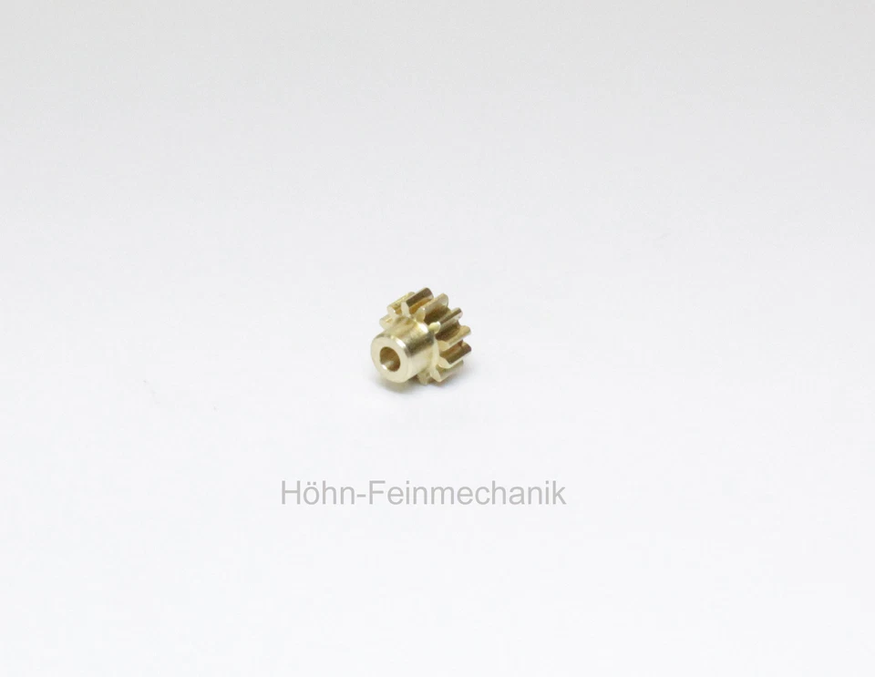 HÖHN-MODELLBAU Stirnzahnrad, Zahnrad, Modul 0,4, aus Messing, 12 Zähne