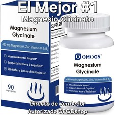 Glicinato De Magnesio Maxima Potencia C psulas Magnesio Natural Apoya La Salud