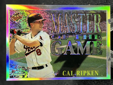 💿 1996 Topps Chrome Cal Ripken Jr. Refractor #MG9 Master of the Game SSP🔥 HOF