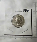 1964 25C Washington Quarter %90 Silver