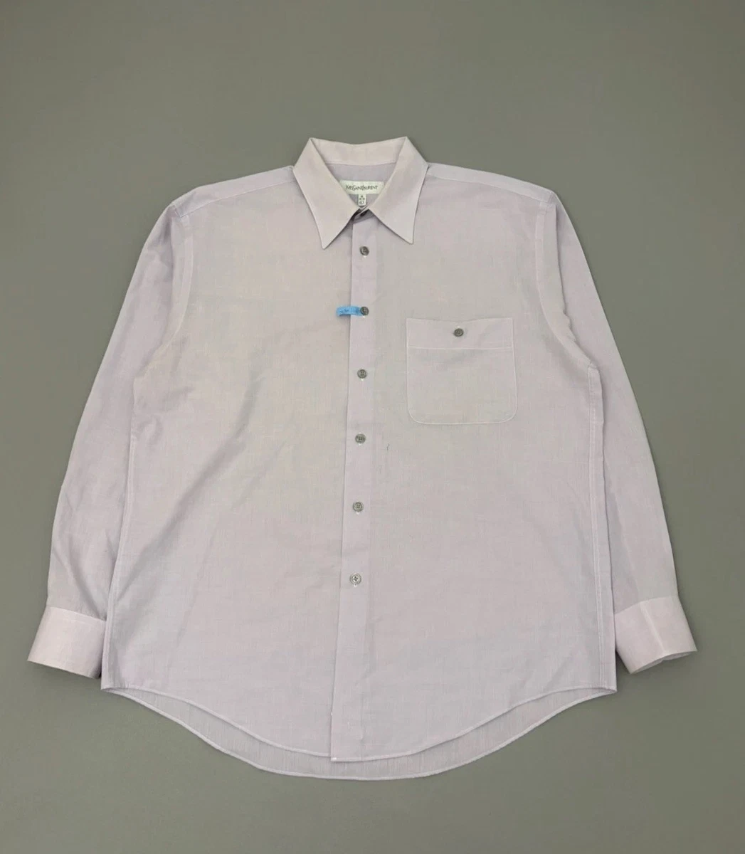Saint Laurent White Dress Shirts for Men for sale | eBay